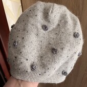 Женская шапка ангора