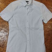Фірмова чоловіча сорочка з коротким рукавом, розмір М