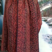 Шикарний эффектный натуральный шарф- шерсть+вискоза. Codello