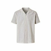 Чоловіча лляна сорочка на короткий рукав Esmara M