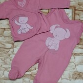 Комплект на девочку 50-56 р.Цвет на выбор.