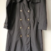 Черный женский плащ