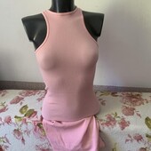 Трикотажна сукня р. ХС рожевого кольору