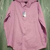 Нова шкільна сорочка хлопчику.Приємний ліловий