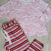 Dunnes stores + Love to lounge пижамный комплект хлопок/ фланель евро 46/48