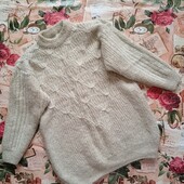 Дуже теплий! Світер з натуральної пухової шерсті в гарному стані, розмір 50/52