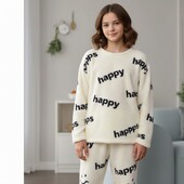 Теплий комплект міховушка