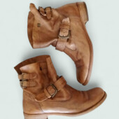 Натуральна шкіра! Стильні вінтажні чобітки (Італія)