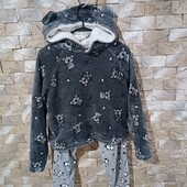 Кофтинка тепла з вушками+ штанці