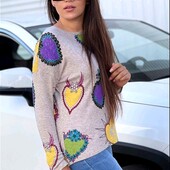 Красивая кашемировая кофточка р.44/48