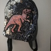 Рюкзак дитячий в пайэтках, блискучий рюкзак!!!