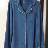 Піжамна трикотажна кофтинка 6-8 розмір, євро 34-36