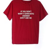 футболка з написом