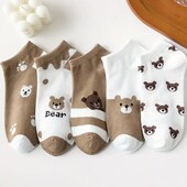 5 пар в лоті.Неймовірно милі жіночі,підліткові шкарпетки 36-40 р