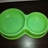 Миска для годування тварин подвійна