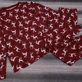 Яркая трикотажная женская пижама отличного качества