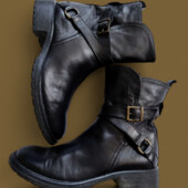 Натуральная кожа! Качество! Женские ботинки Италия, состояние новых!