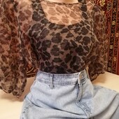 ❤️Стильная штучка ❤️Блуза принт леопард ❤️Смотрите мои лоты ❤️