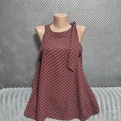 Симпатичная женская блузка в горошек, р.L