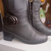 Черевики зимові шкіряні 38 р.Tomfrie