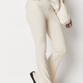 Стильні брюки кльош в рубчик, XS XXS