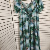 Shein 1xl романтична максі сукня з розрізом