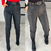 Женские брюки леггинсы кожвинил
