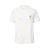 ♕ Стильна жіноча футболка з вишивкою від Tchibo, розмір наш 44-46(S євро)