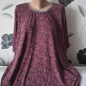 Футболка туніка великий розмір р54/56 гарний стан