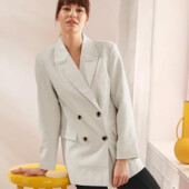 ♕ Елегантний та практичний жіночий блейзер, розмір наш 44-46 (38 євро)нюанс