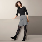 ♕ Грайлива жіноча спідниця з ніжним воланом, розмір 44-46(36/38 євро)