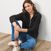 ♕ Стильний светр в стилі Troyer від Tchibo (Німеччина), р. наші: 44-46(36/38 євро)нюанс