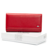 Гаманець шкіряний з додатковим відділенням для карт