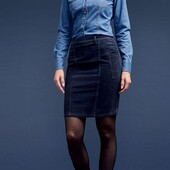 ♕ Стильна спідниця з мікровельвету Esmara, розмір наш 44-46(36 євро)