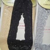 Слідки шкарпетки котон+мереживо 5 пар асорті.