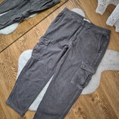 Теплі чоловічі штани карго, вельвет, рубчик, бренд ❄️