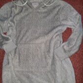 Плюшевая худи с капюшоном р.М-Л 44-46 ❤️
