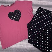 Яркая трикотажная пижама отличного качества