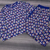 Яркая трикотажная пижама отличного качества