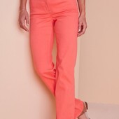 Коралові бавовняні брюки р.14