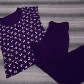 Яркая женская трикотажная пижама отличного качества