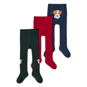 Колготки з високим вмістом бавовни та утепленою п'ятою від Tchibo(Німеччина) р. 98-104 лот 1шт черво