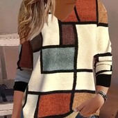 Яркий тонкий джемпер, блуза, кофточка с декольте, р. 3xl, наш 58-64