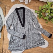 Сірий, спортивний кардиган на флісі, магніт, без дефектів ✨