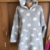Меховушка, плюшева туника, кофта, худи, L-XL. слип, пижама, в ідеалі