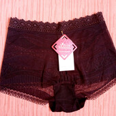 Мереживні трусики 5 штук.коричневі☘️