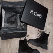 R One shoes круті брендові чоботи натуральна замша 40 р