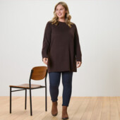 ♕ Якісний довгий пуловер з вовною Tchibo(Німеччина) розмір наш 50-52(44/46 євро)