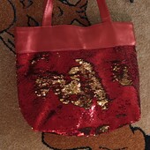 ❤️Красивая красная с пайедками перевёртыши золота и серебра вместительная❤️