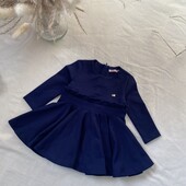 Неймовірна сукня темно-синього кольору 3/6 місяців